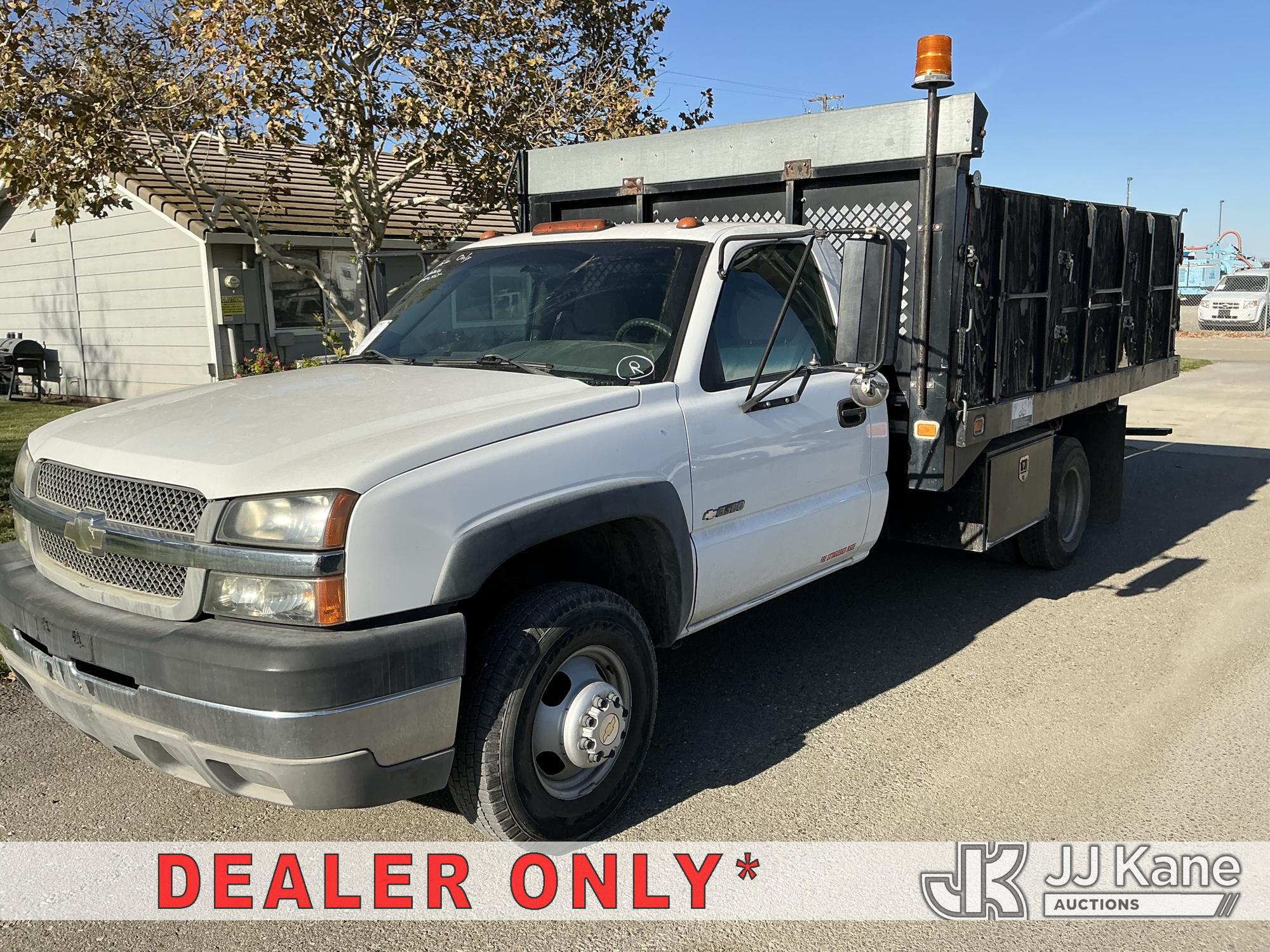 2003 Chevrolet Silverado 3500 Dump Stake Truck (1654502)